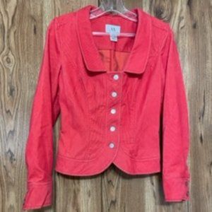 Red Pinwale corduroy jacket by Armani Exchange, Size M